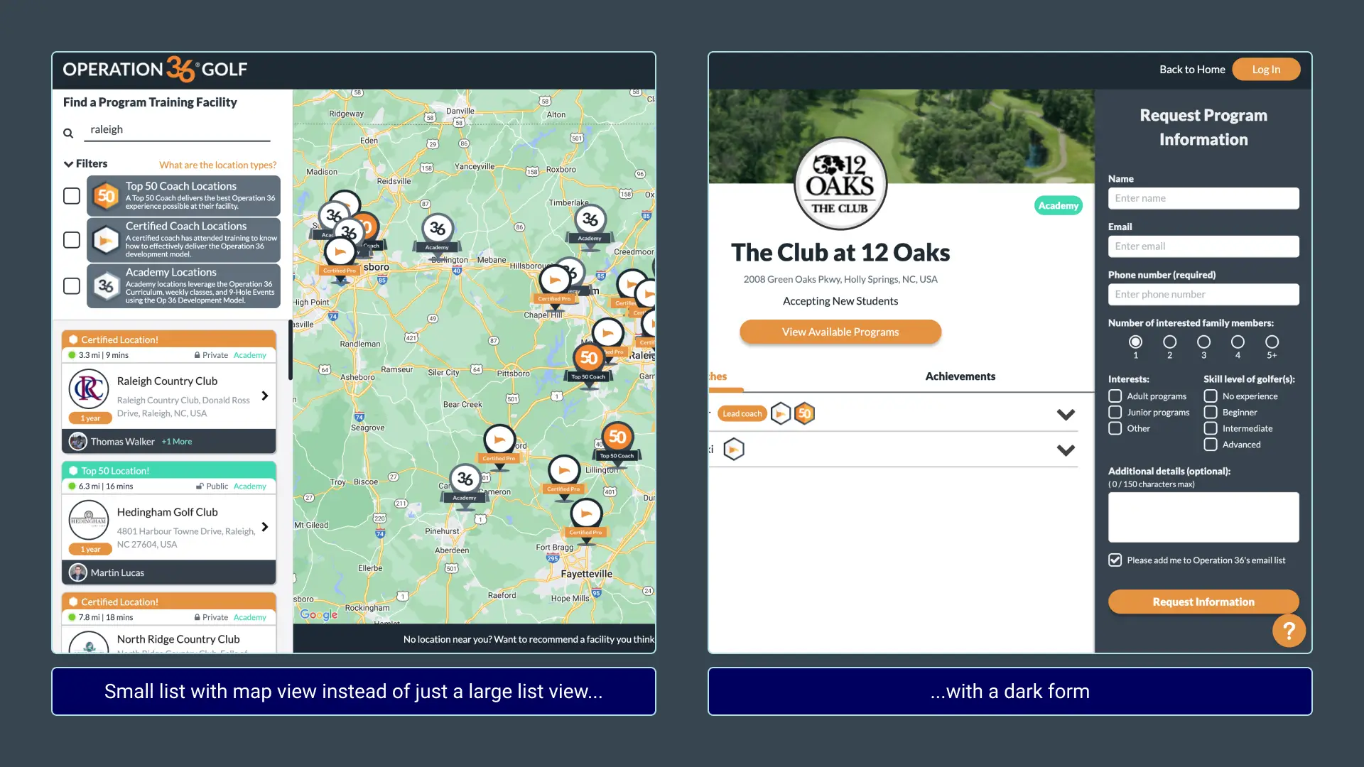 Prototyping for Community Map.