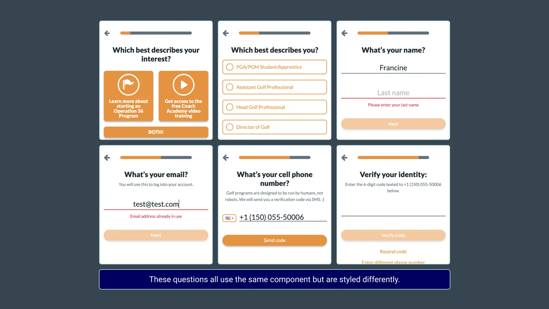 Development for Free Coach Registration.